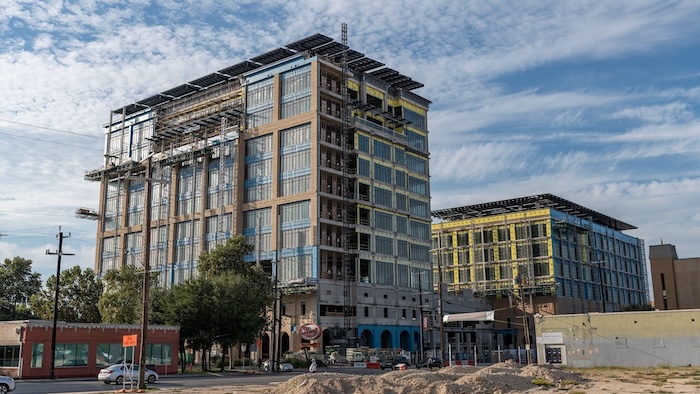 Commercial building construction